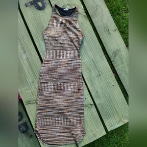 Ecote Space-dye Bodycon Midi Dress